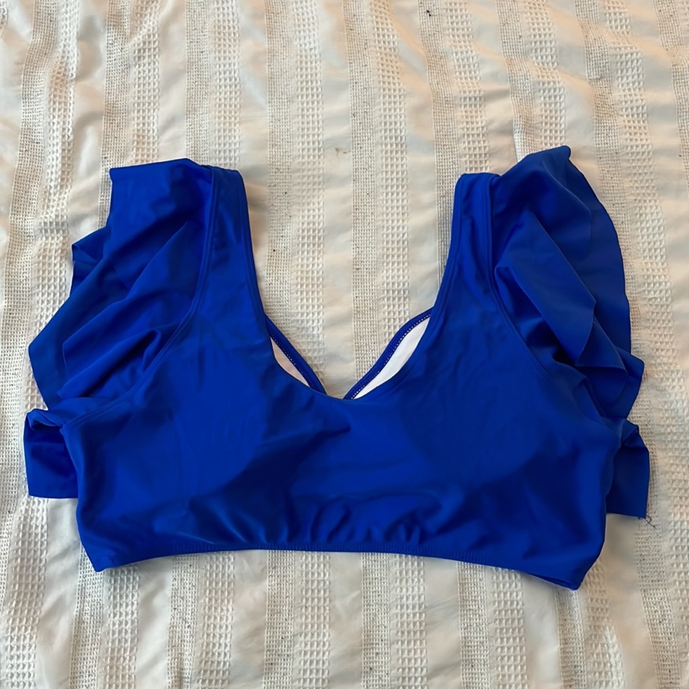 Blue Bikini top 2XL - Picture 2 of 3